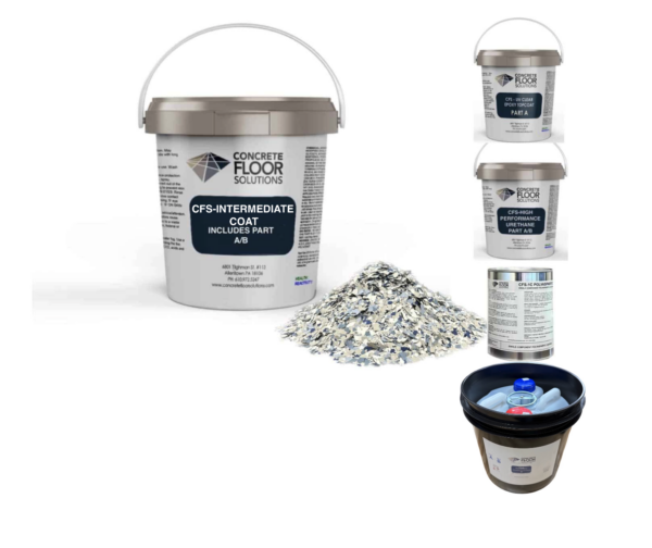 ECONOMY 500 SQ. FT. EPOXY FLAKE FLOOR KIT